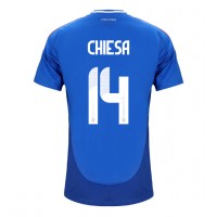 Italien Federico Chiesa #14 Hemmatröja EM 2024 Kortärmad